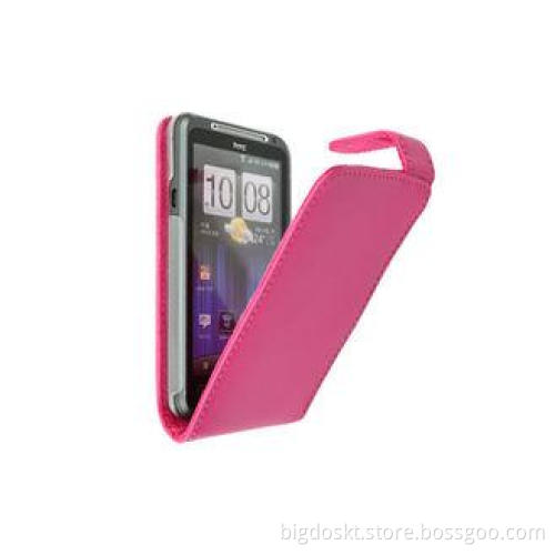 Non-toxic Flip HTC Leather Phone Case for HTC EVO 3D G17 X5